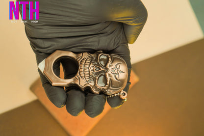 NTH Skull Shaped Butane Keychain Lighter