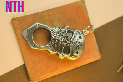 NTH Skull Shaped Butane Keychain Lighter