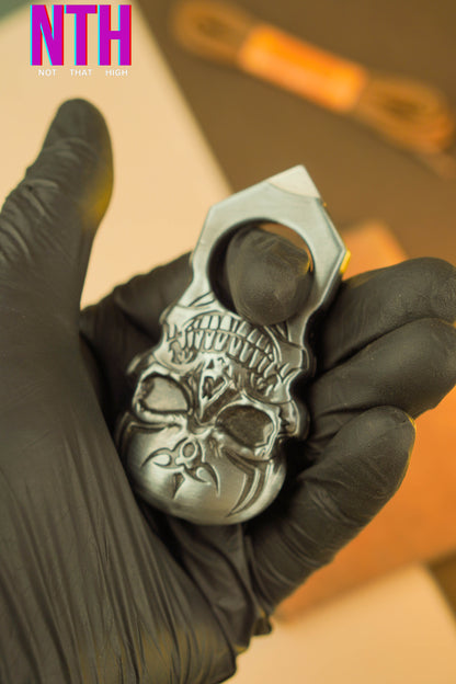 NTH Skull Shaped Butane Keychain Lighter