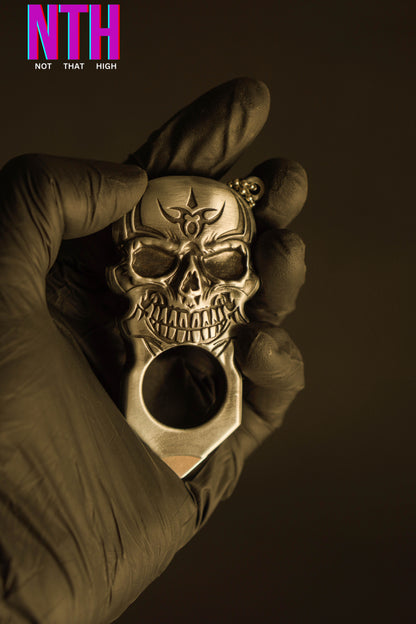NTH Skull Shaped Butane Keychain Lighter