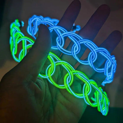 NTH LED Chokers – Light-Up Party Necklaces for Clubs, Raves, Festivals & Night Events