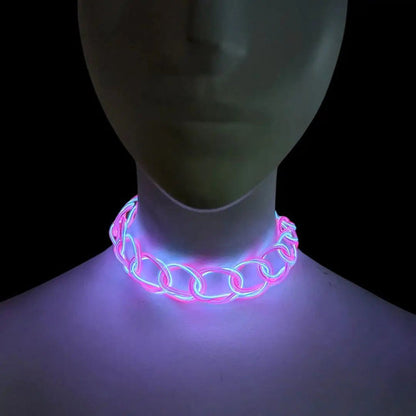 NTH LED Chokers – Light-Up Party Necklaces for Clubs, Raves, Festivals & Night Events