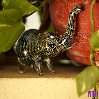 Onlybongs Elephant Glass Ornament | Not That High