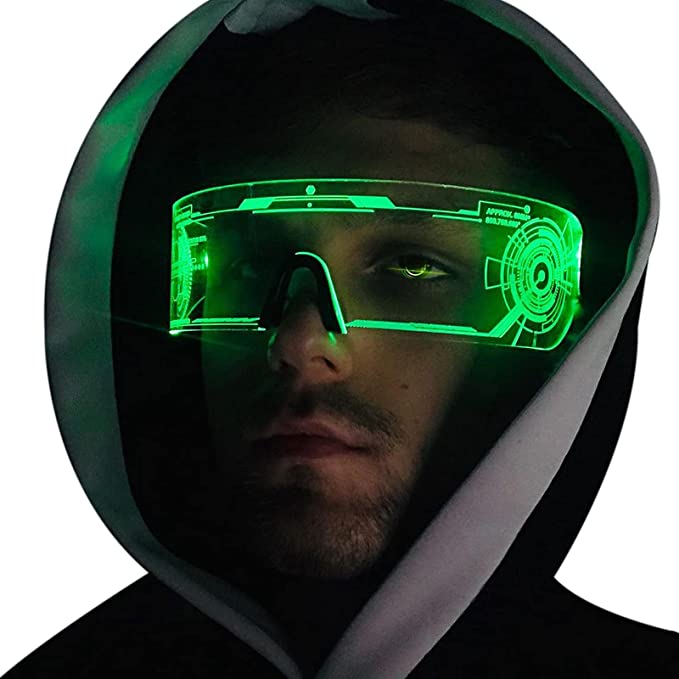 NTH Cyberpunk Futuristic Glasses | Not That High