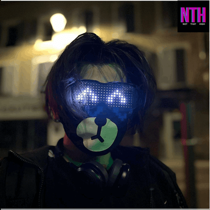 NTH LED Writable Glasses (Bluetooth Controlled) | Not That High