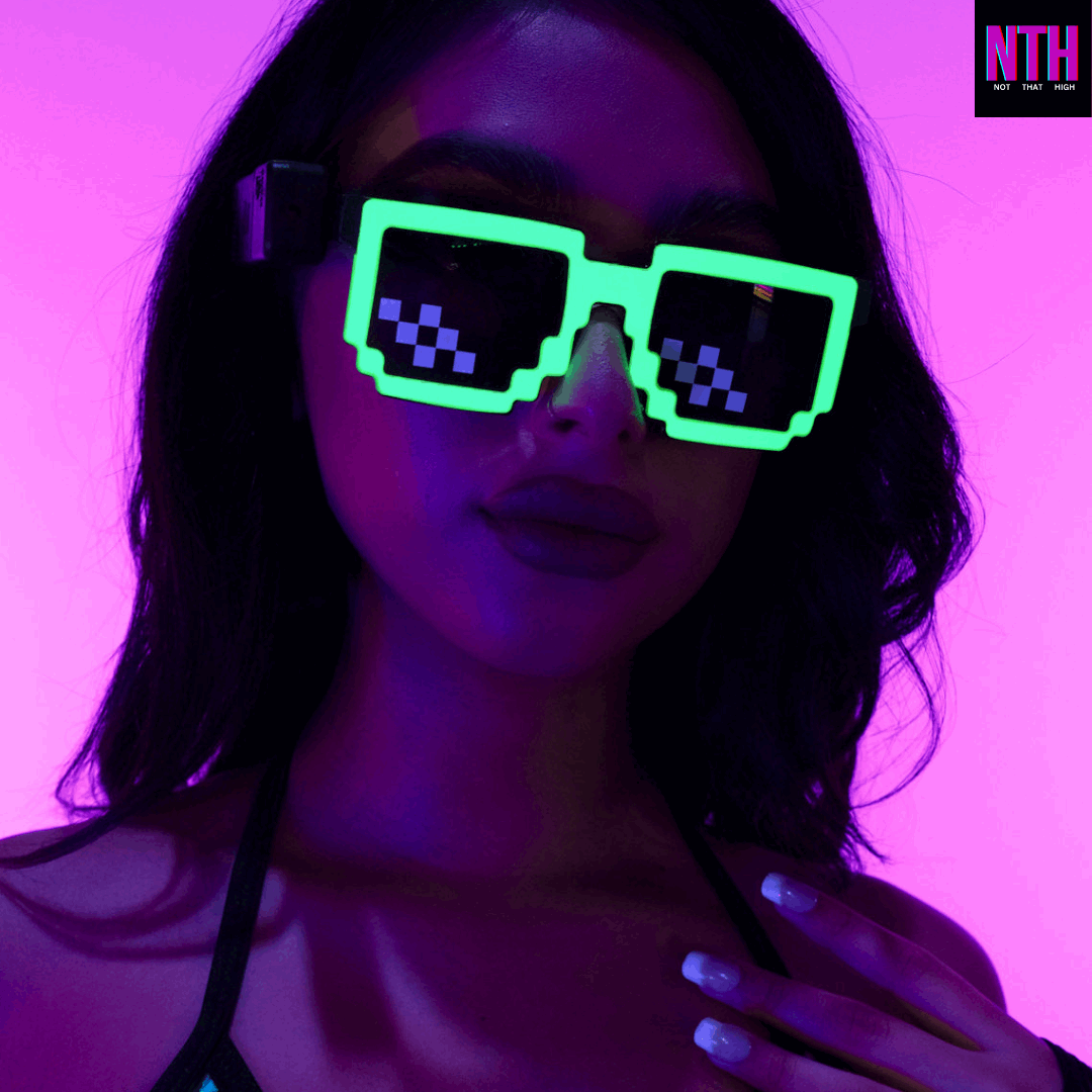 NTH Neon Pixel Shades | Not That High