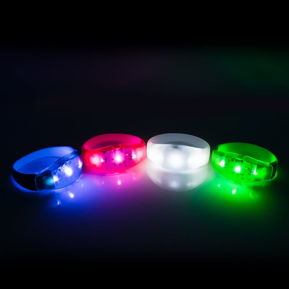 LED Light Up Tube Bracelets | PartyGlowz.com
