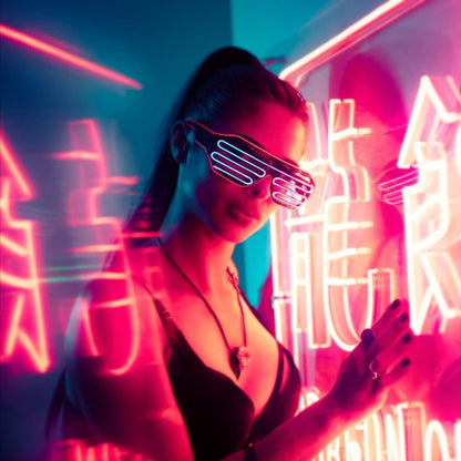 NTH Alpha: Neon party Glasses