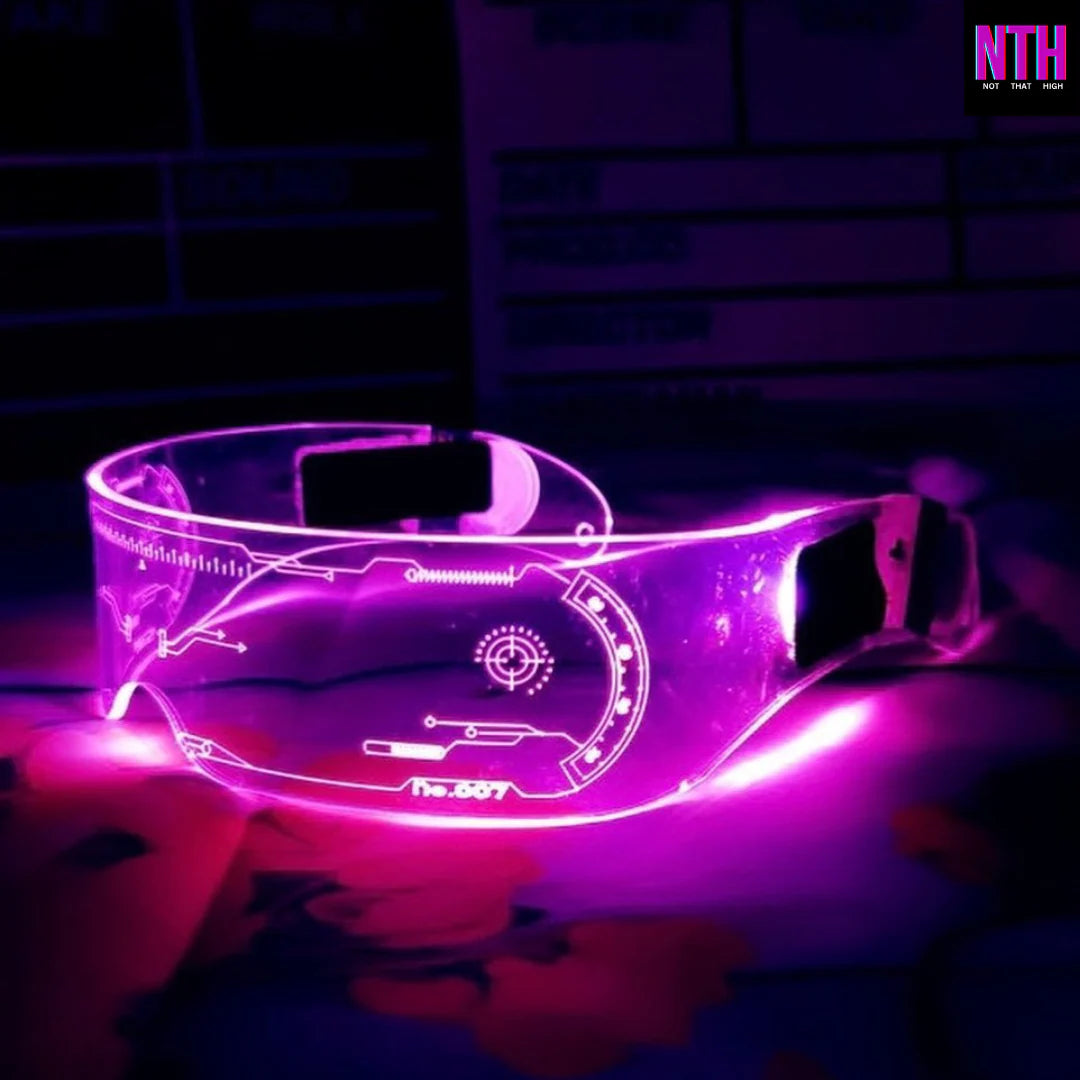 Futuristic Cyberpunk LED Glasses by NTH