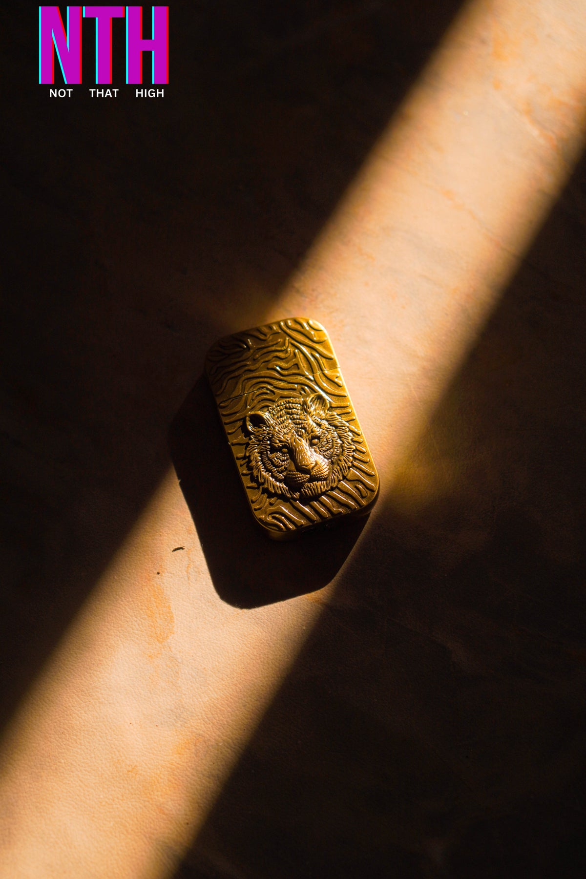 NTH Tiger Eye Emblem (Gold) Lighter